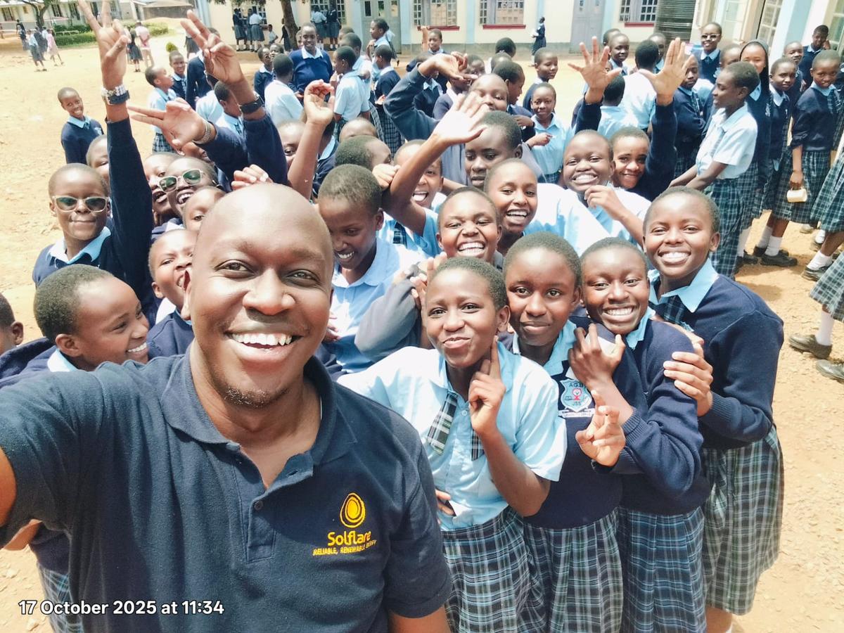 CEO with school administration